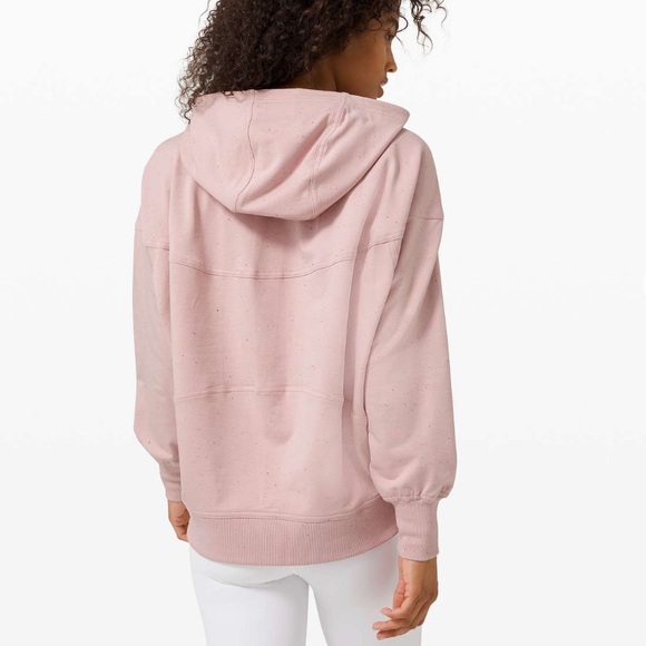 Lululemon LA back in action hoodie confetti mink berry pink sweatshirt - Picture 1 of 3